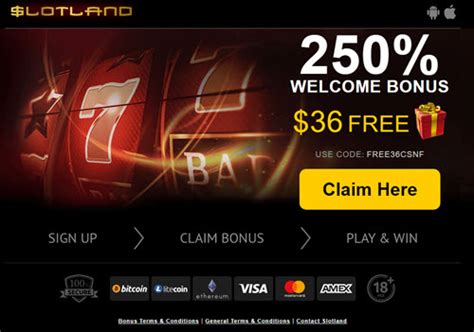 Slotland no deposit bonus codes  Get $30 Free Chips